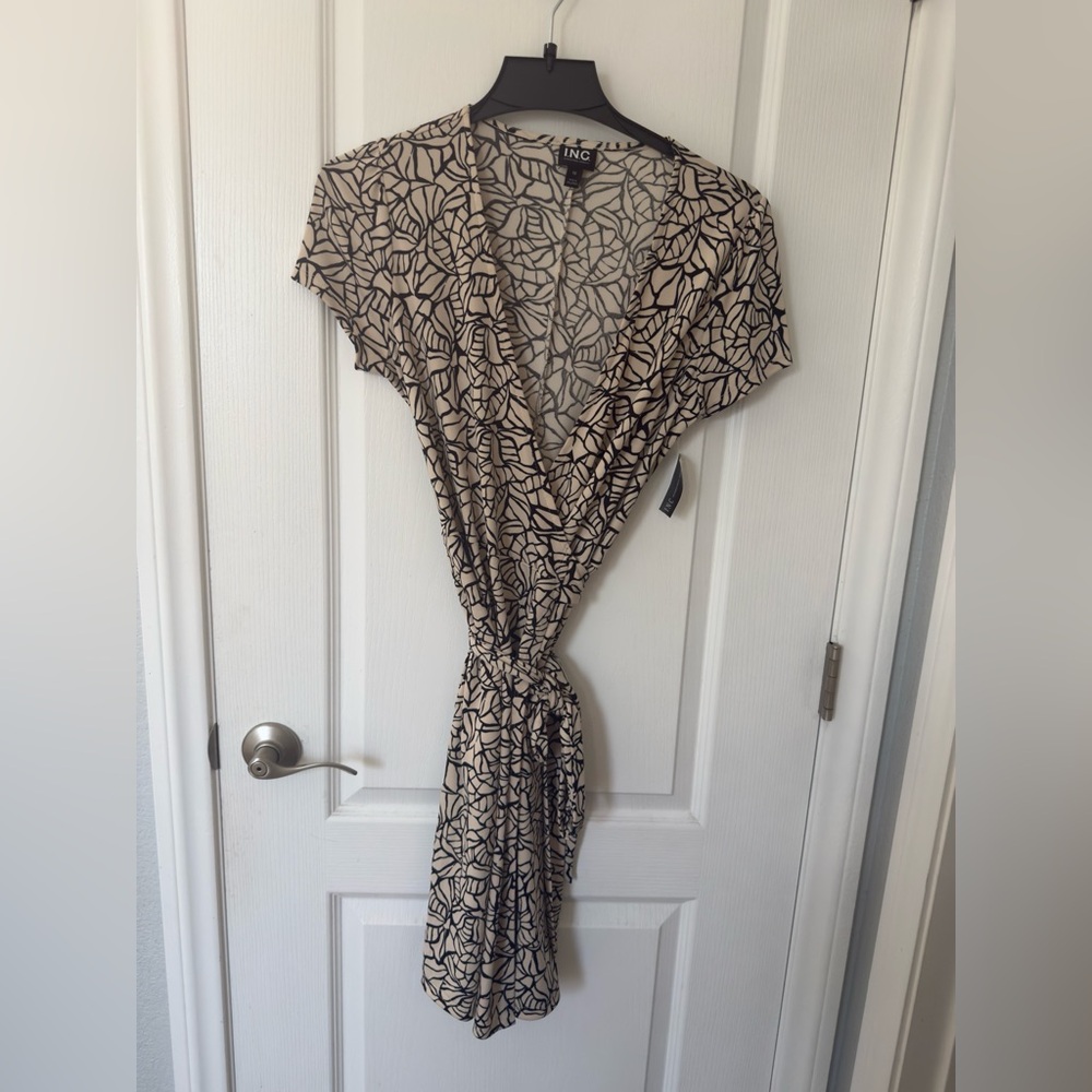 INC wrap dress